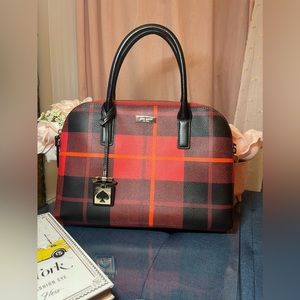 kate spade plaid handbag